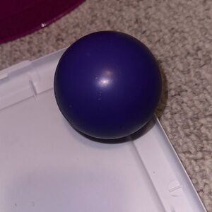 Purple Stress Ball foam squishy